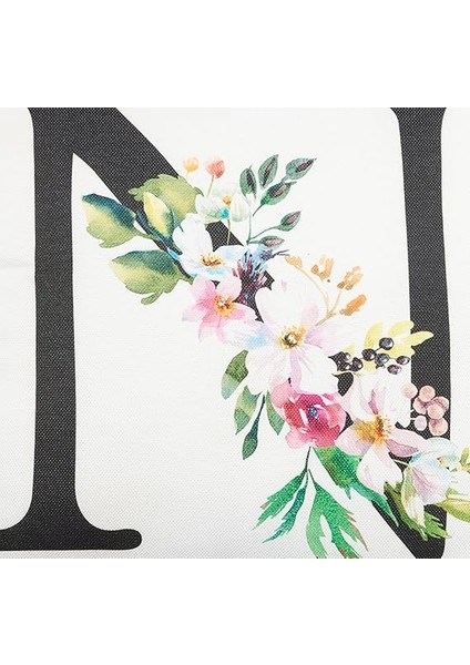 Home Dekor Harf Kırlent Modern Beyaz N Kırlent Kılıfı fırsatları