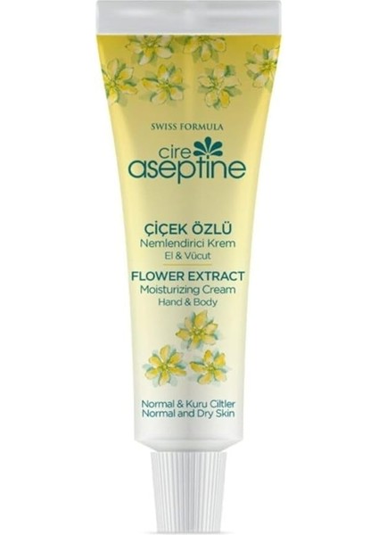 Aseptıne Çiçek Özlü Nemlendirici Krem 30 ml