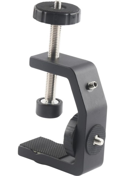 Mikrofon Standı Için Masa Klipsi Dayanıklı Alüminyum Taban ile Güçlü Sabitleme Şık Tasarım Kolay Kurulum ve Kullanım Için Masa Aksesuarı