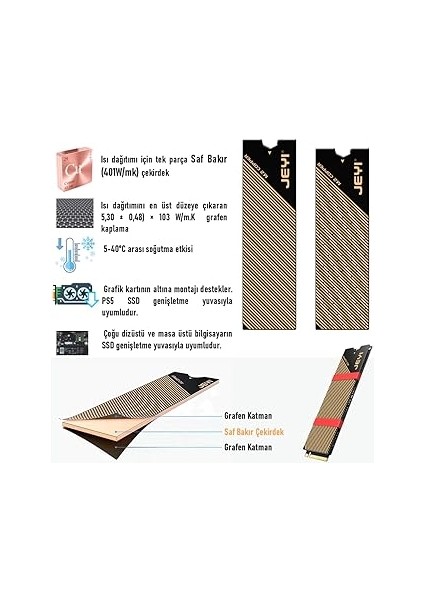 Co- Graphene Dizüstü Masaüstü M.2 Nvme M.2 Sata SSD Soğutucu Heatsink fiyatları