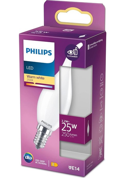 LED Classic 25W BA35 E14 Mum Tipi Ww Dim Edilmez Ampul modelleri