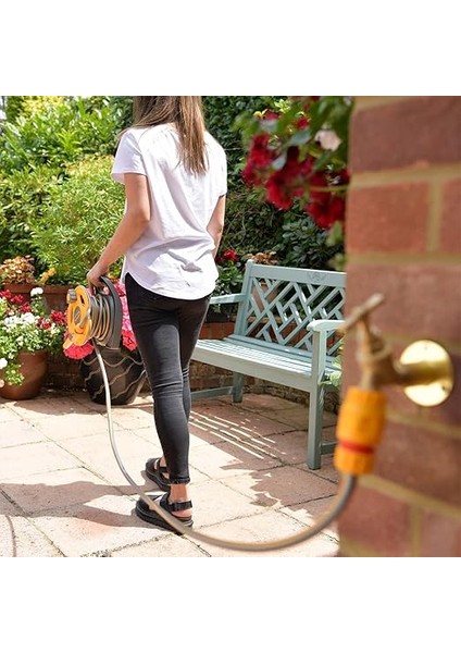 Hozelock 2427H 10 M Hortumlu "tak Git" Kapalı Mikro Hortum Toplama Sarma Makara Seti fırsatları