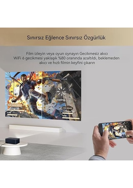 X2 Max Projeksiyon Cihazı Beyaz, Android, 450 Ansı Lümen, Otomatik Odaklama, Otomatik Köşe Düzeltme, Bluetooth Hoparlör Özellikli, Ekran Yansıtma indirimleri