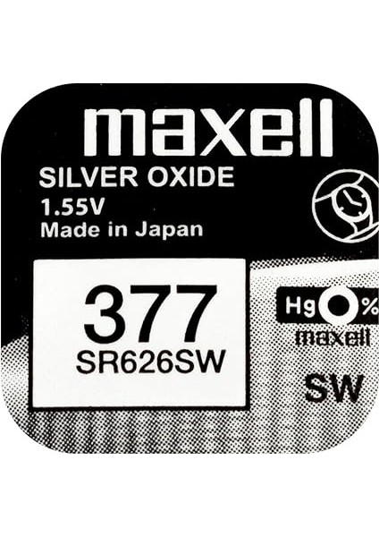 Sılver Oxide 377 SR626SW Pil 10'lu Paket modelleri