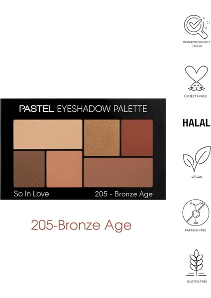 Eyeshadow So In Love Palet Far NO.205 indirimleri