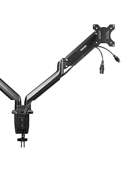 VM200 2 x 17"-32" Monitör Destekli Amortisörlü Masa Monte LCD Monitör ve Tv Kolu modelleri