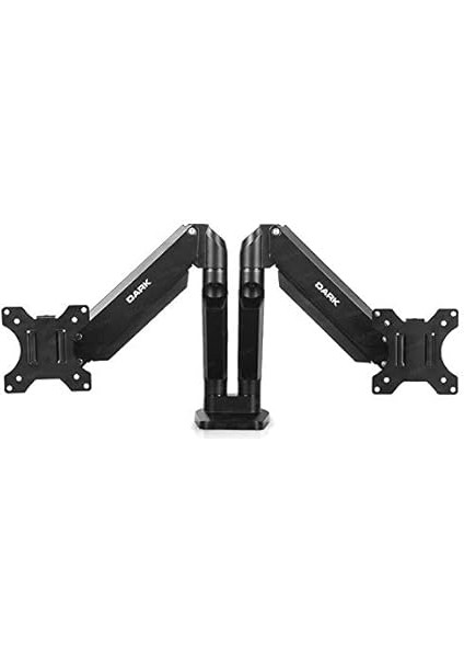 VM200 2 x 17"-32" Monitör Destekli Amortisörlü Masa Monte LCD Monitör ve Tv Kolu indirimleri