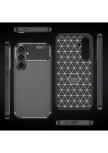 Samsung Galaxy S24 Fe ile Uyumlu Kılıf Siyah Karbon Silikon Orijinal (Samsung Galaxy S24 Fe ile Uyumlu, Siyah) fiyatları