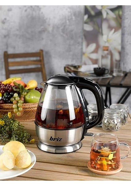 BR711 Inox Su Isıtıcı Cam Kettle fiyatları