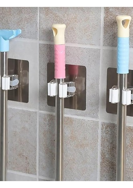 Adet Gold Kelebek Yapışkanlı Mop Fırça Sap Tutucu Kepçe Kaşık Organizer Banyo Mutfak Düzenleyici modelleri