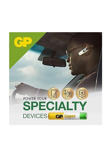 Batteries GP25A Süper Alkalin LR8D425/E96/AAAA Boy Incenin Incesi Pil, 1.5 Volt, 2'li Kart indirimleri