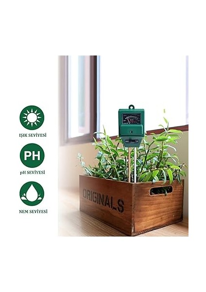 Nem Ph ve Işık Ölçer 3'ü Bir Arada fırsatları