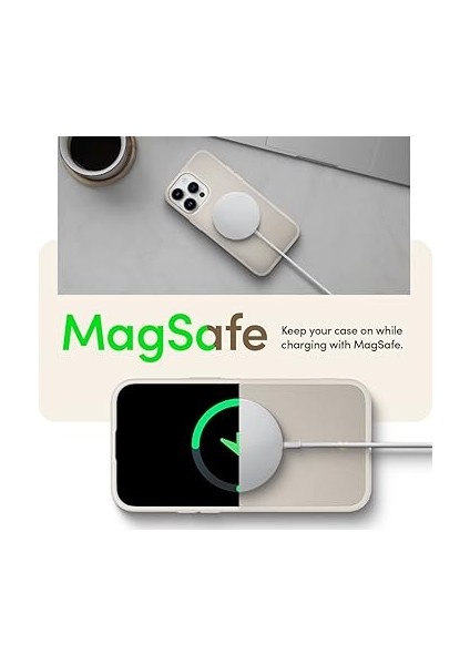 Ciel By Cyrıll iPhone 14 Pro Kılıf Kajuk Mag Magsafe Özellikli Cream - ACS05027 fırsatları