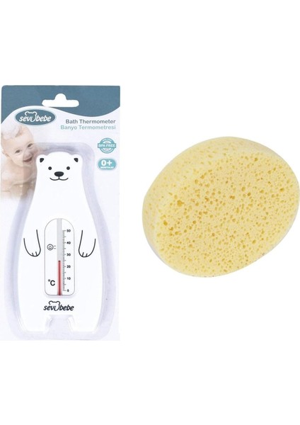 Bebe Banyo (Banyo Derecesi+Banyo Süngeri)