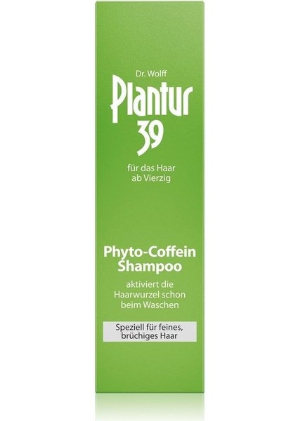 39 Phyto-Caffeine-Şampuanı "özellikle Ince ve Köprü Saçları Için, Menopoza Saç Dökülmeden Önce Önleme Için Bakım Şampuanı - 1 x 250 ml fiyatları
