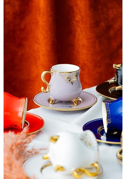 Hemera 6 Kişilik Porselen Kahve Fincanı Takımı fiyatları