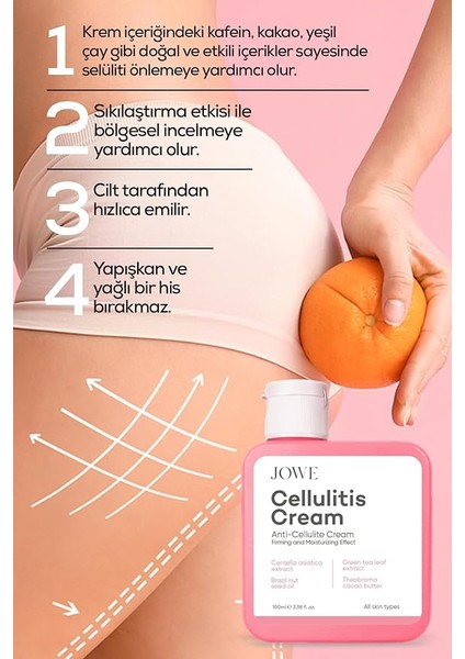 Cellulitis Sıkılaştırıcı ve Nemlendirici Selülit Kremi 100 ml modelleri