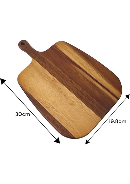 Akasya Kesme Tahtası Antibakteriel Yıkanabilir Doğrama Tahtası Dikdörtgen | Yıkanabilir Akasya Kesme Tahtası, Hijyenik ve Dayanıklı Doğrama Işleriniz Için Ideal (30 * 19,8 * 1.8cm) modelleri