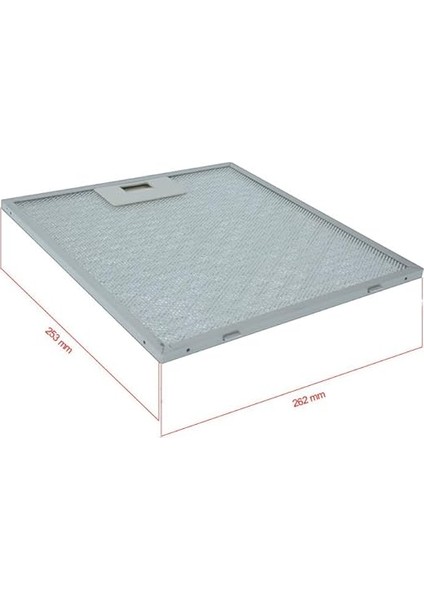 Esty 2240 Lx6 26,2X25,3 cm Aspiratör Davlumbaz Alüminyum Yağ Filtresi 4 Kat Kaliteli Filtrasyon, 2 Adet fiyatları