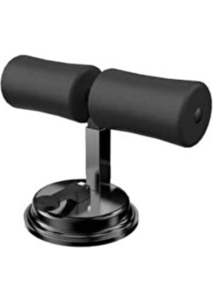 Vantuzlu Mekik Çekme Spor Aleti Karın Egzersizi Evde Spor Egzersiz Siyah Cks-1