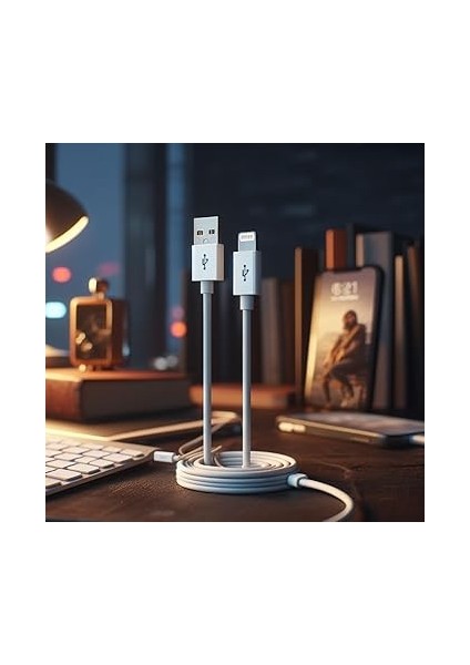 Lightning Şarj Kablosu, Hızlı Şarj Data Özellikli USB To Lightning Şarj Kablosu, Lightning Girişli Cihazlarla Uyumlu 1 Metre Şarj Kablosu fiyatları