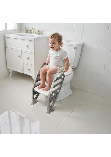 Oyuncak Kaymaz Merdivenli Klozet Adaptörü Gri modelleri