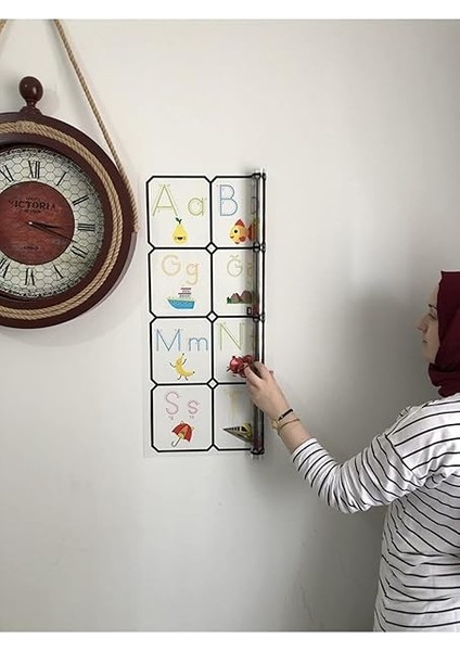 Kağıt Türkçe Alfabe Tablosu Alfabe Harfleri Kağıt Tahta Ilkokul Eğitim Yazı Tahtası Kalem 105X70 cm indirimleri