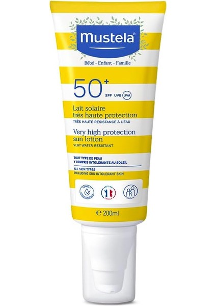 Güneş Koruyucu Losyon Spf 50 200 Mililitre