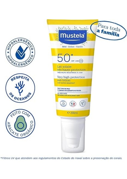 Güneş Koruyucu Losyon Spf 50 200 Mililitre fırsatları