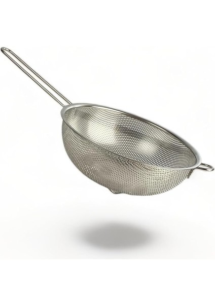 Saplı Paslanmaz Çelik Süzgeç, Büyük Boy Metal Süzgeç 22 * 10 cm - Estetik ve Dayanıklı: Saplı Paslanmaz Çelik Süzgeç - Büyük Boy Metal Süzgeç ile Mutfakta Filtreleme Işlerini Kolaylaştırın!