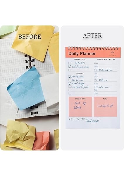 Planlayıcı Defter, Yapılacaklar Listesi Not Defteri, Spiral Defter, Kontrol Listesi, Iş Için Defterler, Kişisel Düzenleyici Not Defteri, Günlük Görev Defteri (Ingilizce) (Turuncu) indirimleri