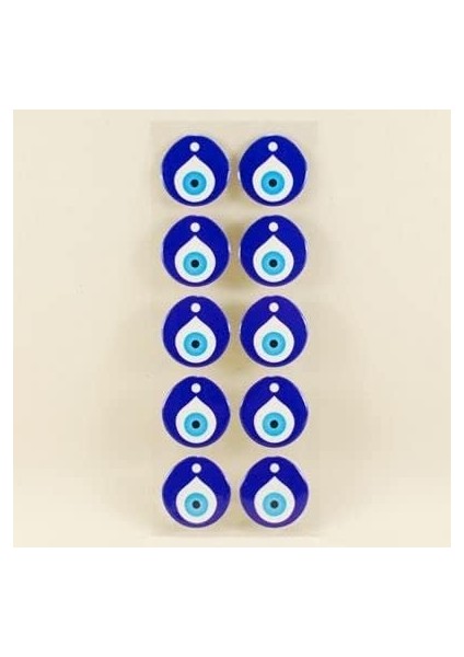 Vitrini Nazar Boncuğu Sticker 10 Adet 2.8 cm x 2.9 cm