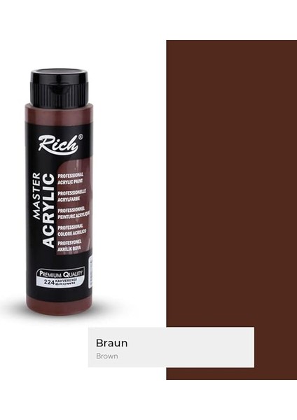 Master Akrilik Boya Kahverengi 500 cc indirimleri