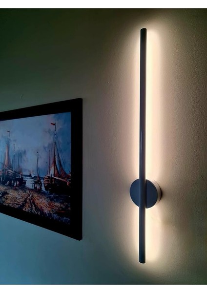 Modern Dekoratif LED Duvar Aplik - Beyaz Kasa (6500K Beyaz Işık)