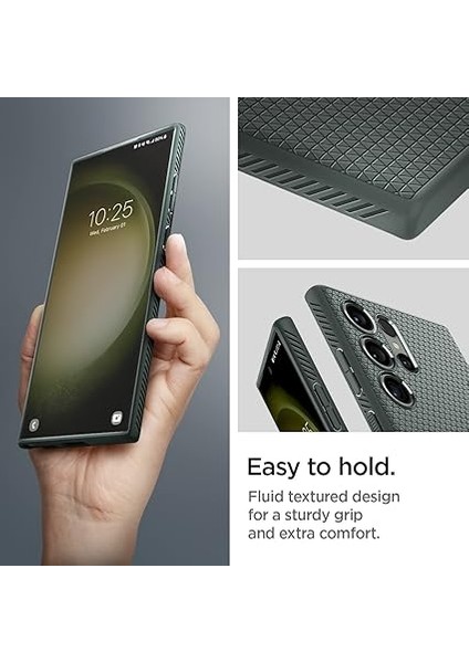 Samsung Galaxy S23 Ultra Kılıf Liquid Air Abyss Green - ACS05615 indirimleri