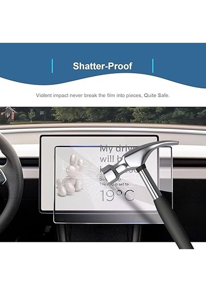 Model Y Juniper Uyumlu 2025 2026 Model 15.4 Inç Multimedya 9h Nano Ekran Koruyucu fiyatları