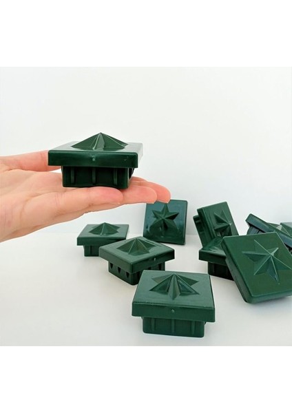 Kutu Profil Kapağı 15 Adet 50X50 Kutu Profil Kapak Kare Profil Tapası Plastik Tapa Panel Çit fırsatları