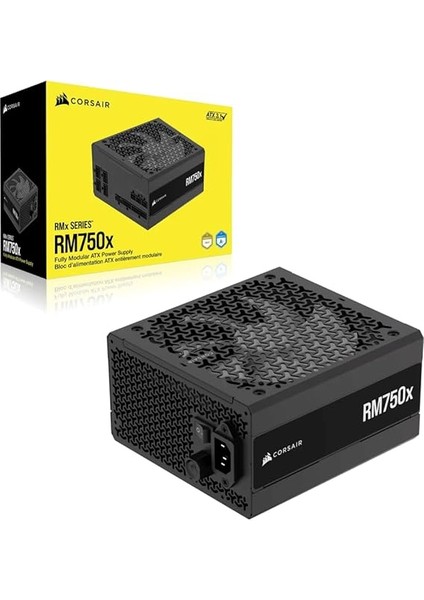 RM750X Düşük Gürültülü Tam Modüler Atx Güç Birimi, Atx 3.1 Uyumlu, Pc ile 5.1 Desteği, Cybenetics Gold Verimliliği, Dahili 12V-2X6 Fiş, Siyah fiyatları