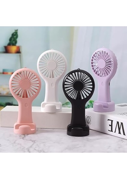 DD5002 Telefon Standlı 3 Kademeli Mini Vantilatör Portatif Soğutucu Fan El Fanı (Beyaz) modelleri