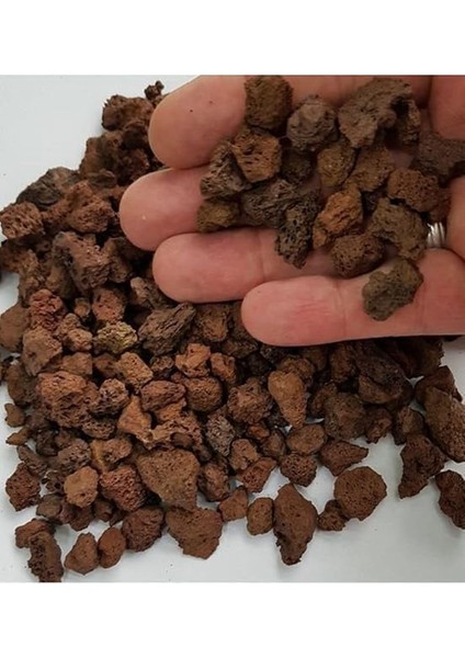 Pomza 10 Litre 3-8 mm Kırmızı Pomza Taşı Lav Taşı Volkanik Ponza modelleri