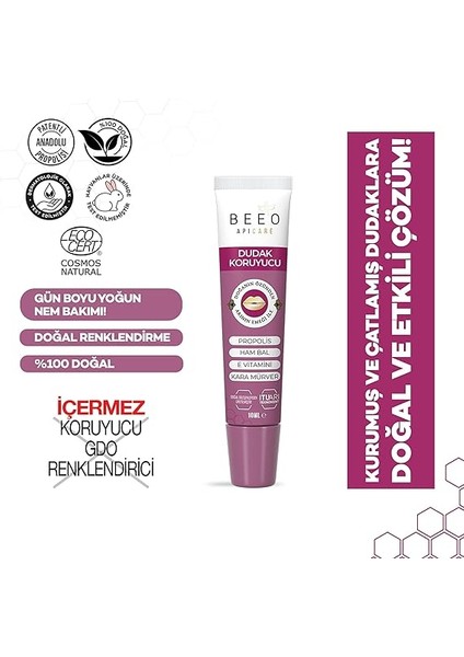 Apicare Propolisli Kara Mürverli Dudak Koruyucu, 10 ml fiyatları