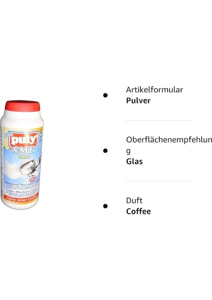 Puly Caff 950010 Kahve Yağı Temizleyici, 900 G modelleri