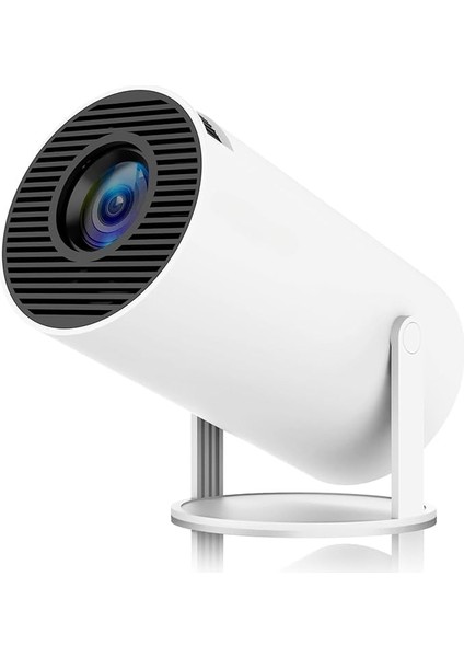 Projektör HY300 PRO-1080P Full Hd Görüntü Kalitesi, 8500 Lümen Yüksek Parlaklık Seviyesi, Uzaktan Kumandalı, Wifi 6, Bluetooth 5, Android 11, Otomatik Keystone, 40"-130" Ekran Projeksiyon Cihazı