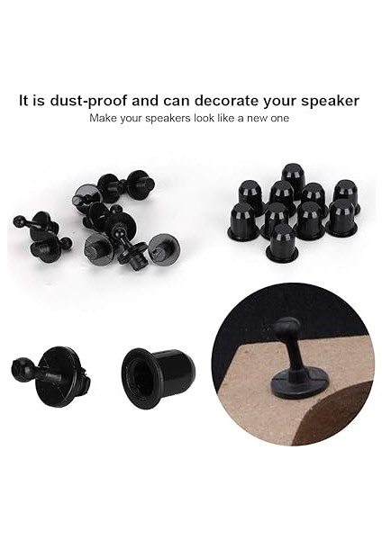 Hoparlörler Bağlantı Elemanı, Dekoratif Tasarım Kauçuk ve Plastik Çıtçıt Sabitleme Tokası, Kitaplık Kutuları ve Daha Fazlası Için Uygun. Dayanıklı, Esnek, Toz Geçirmez, Kurulumu Kolay, Geniş fırsatları