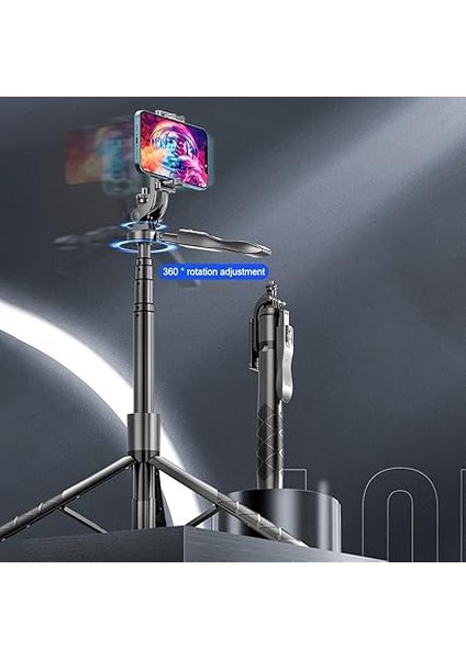 HP-T09 Çok Amaçlı Tripod Selfie Kumandalı 153 cm Anroid Ios Go Pro Uyumlu indirimleri