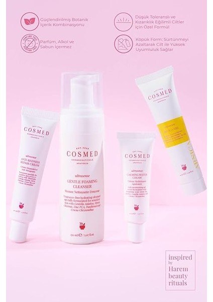 Hassas ve Kızarıklığa Eğilimli Ciltler Için Nazik Köpük Temizleyici - Yüz Temizleme Köpüğü indirimleri