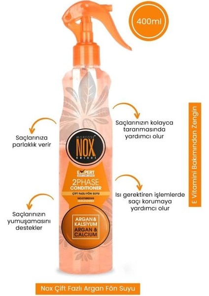 Nox Fön Suyu Argan Kalsiyum 400 ml fiyatları