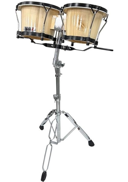 BG-210ST Standlı Naturel Bongo Siam Meşesi Doğal Deri