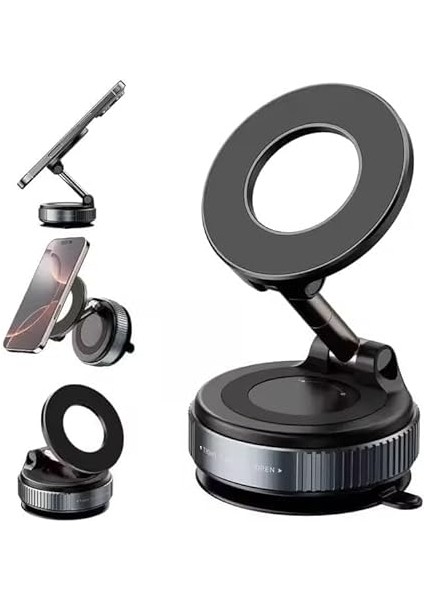 Vakumlu Manyetik 360° Dönen Taşınabilir Çok Amaçlı Araç Içi Telefon Tutucu fiyatları
