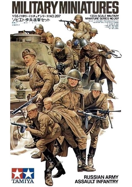 1/35 Russian Army Assault Infantry Plastik Askeri Figür Maket Kiti